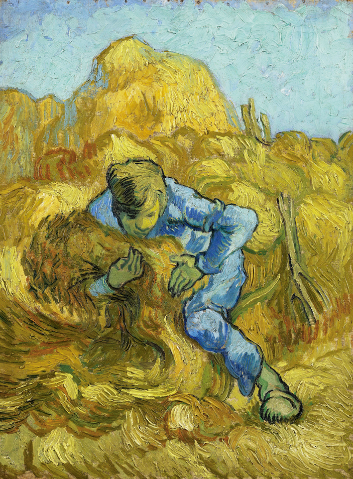  文森特·威廉·梵高  Vincent Willen Van Gogh —— 捆谷物的人